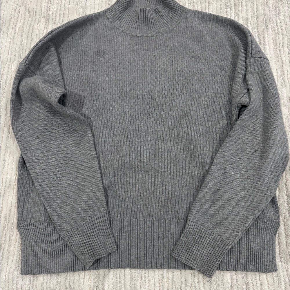 New Look Gray Turtleneck Sweater